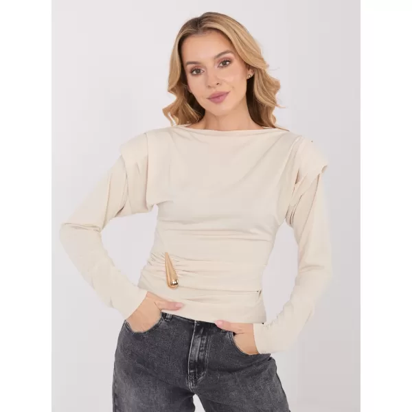  Dámská halenka ITALY MODA IT-BZ-21898.12 BEIGE 