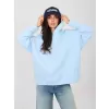 Dámská mikina RUE PARIS RV-BL-A1037.06 LIGHT BLUE