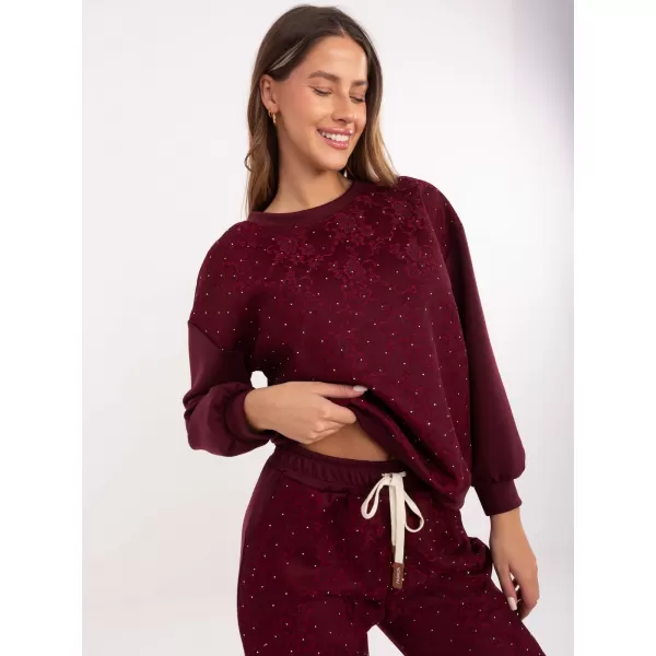  Dámský set ITALY MODA IT-KMPL-9850.14P BURGUNDY 