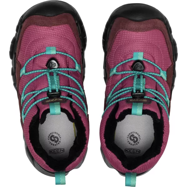  Dětské kotníkové boty KEEN HYPOWSER CHUKKA WP YOUTH HUCKLEBERRY/VIOLET QUARTZ 