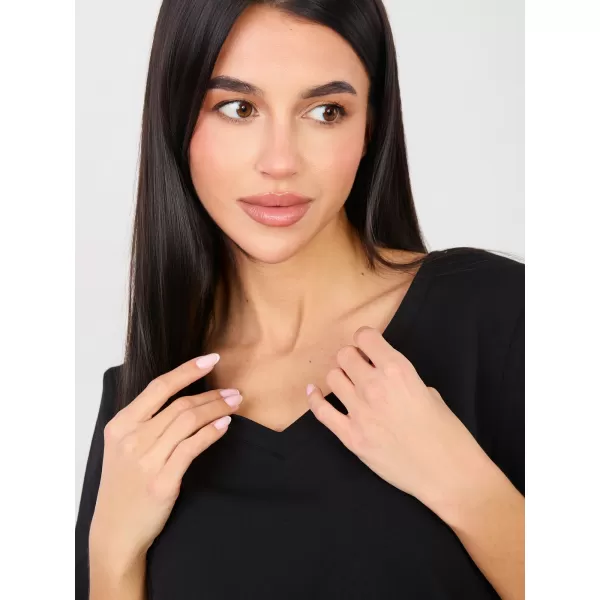  Dámské tričko RUE PARIS RV-TS-A1095.33 BLACK 
