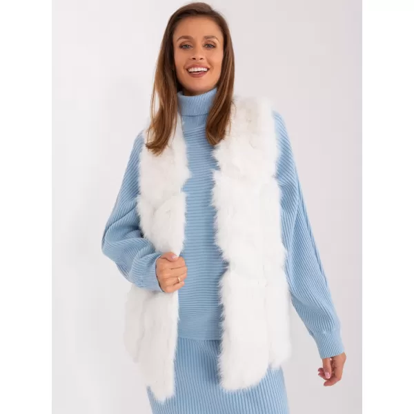  Dámská vesta WOOL FASHION ITALIA AT-KZ-2375.00P ECRU 