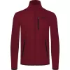 Pánská powerfleece mikina NORDBLANC MORASS NBSFM8335 VÍNOVÁ