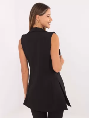 Dámská vesta RUE PARIS IT-KZ-FL5069.84 NOIRE