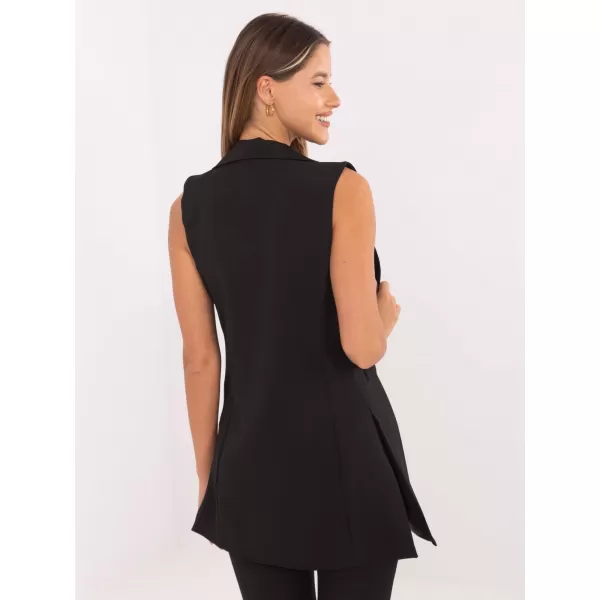 Dámská vesta RUE PARIS IT-KZ-FL5069.84 NOIRE 