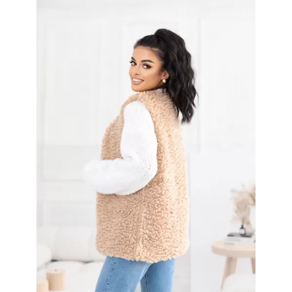  Dámská vesta FACTORY PRICE CS-KZ-14021.96P BEIGE 