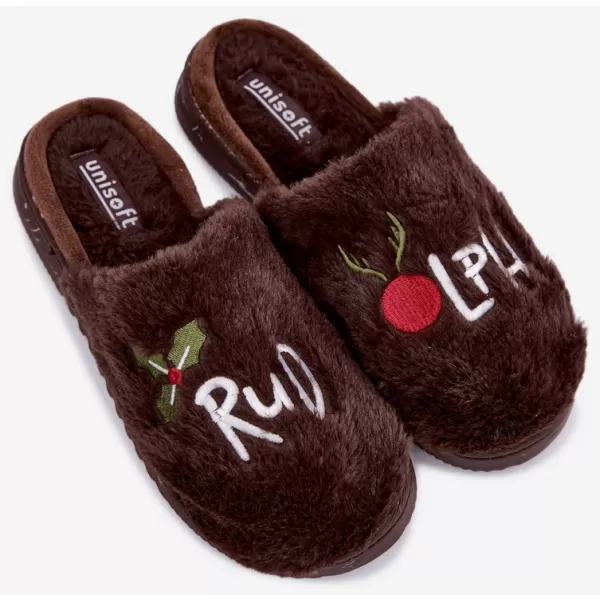  Dámské bačkory BOTO 26PA53-337 DARK BROWN 