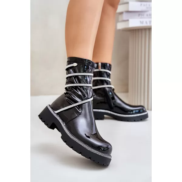  Dámské kotníkové boty BOTO 52079/CLS-307 BLACK 