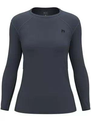 Dámské triko HANNAH TERRA L/S SKY CAPTAIN/ANTHRACITE
