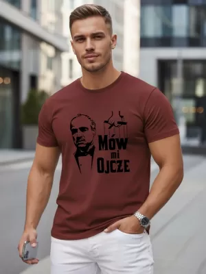 Pánské triko DSTREET BORDO