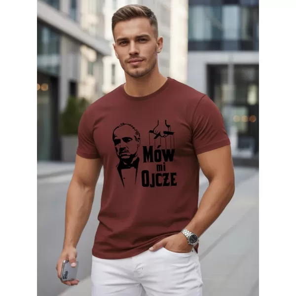  Pánské triko DSTREET BORDO 