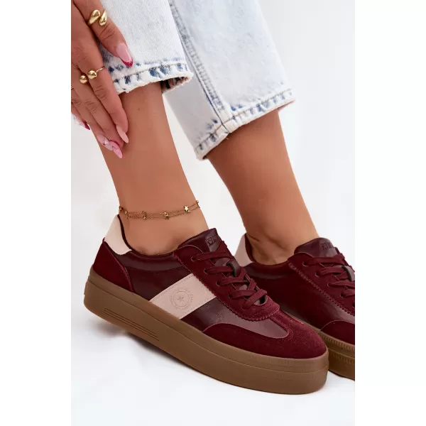  Dámské tenisky BIG STAR SHOES UU274013 RED 