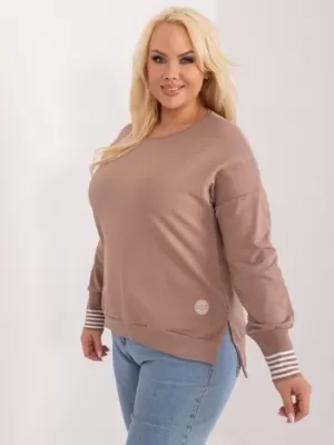 Dámská halenka RELEVANCE RV-BZ-9145.02 DARK BEIGE