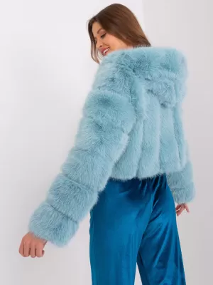 Dámská bunda WOOL FASHION ITALIA AT-KR-2378.97P MINT