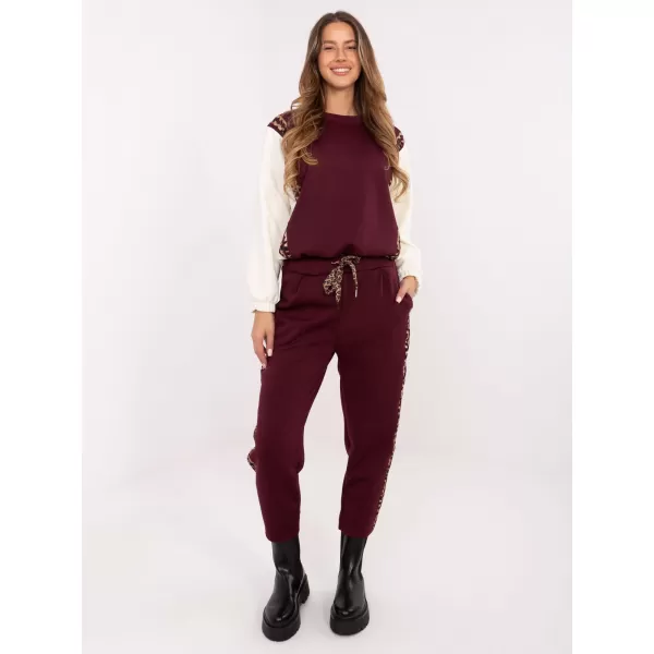  Dámský set ITALY MODA IT-KMPL-9838.27 BURGUNDY 