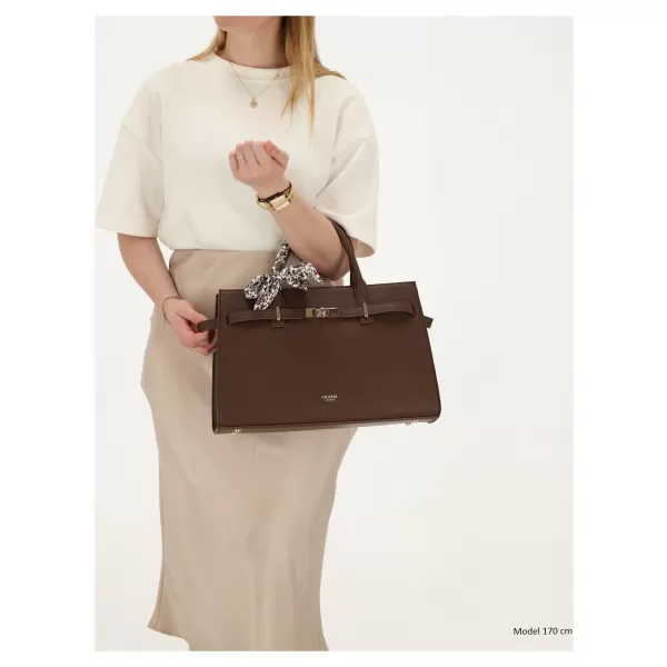  Shopper taška Charm London The Hamptons W01592 Dark brown DARK BROWN 