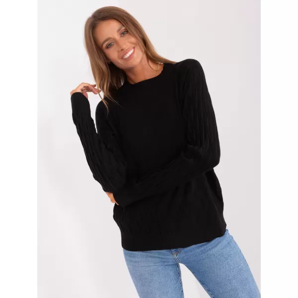  Dámský svetr WOOL FASHION ITALIA AT-SW-2326.37X BLACK 