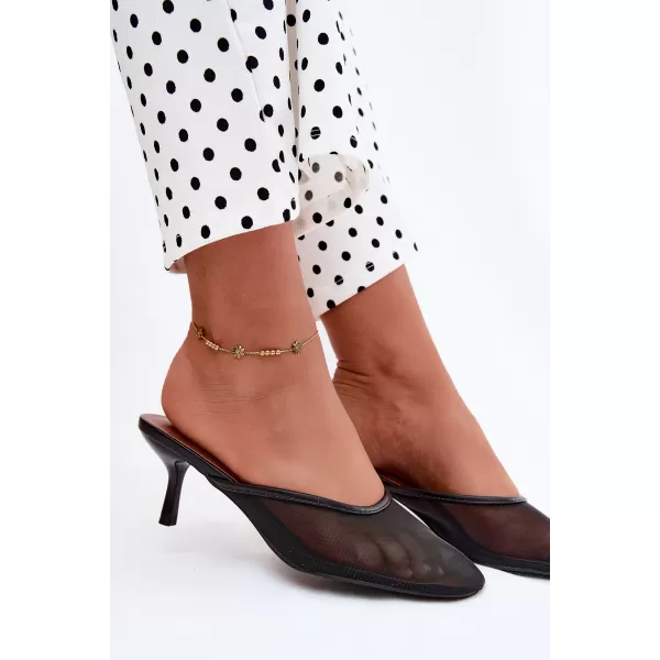  Dámské pantofle BOTO LN-81 BLACK 