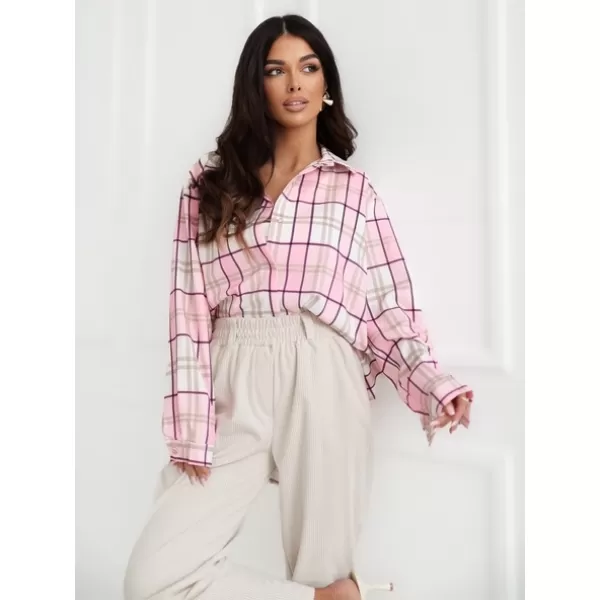  Dámská košile ITALY MODA IT-KS-22269-1.00 BRIGHT PINK 
