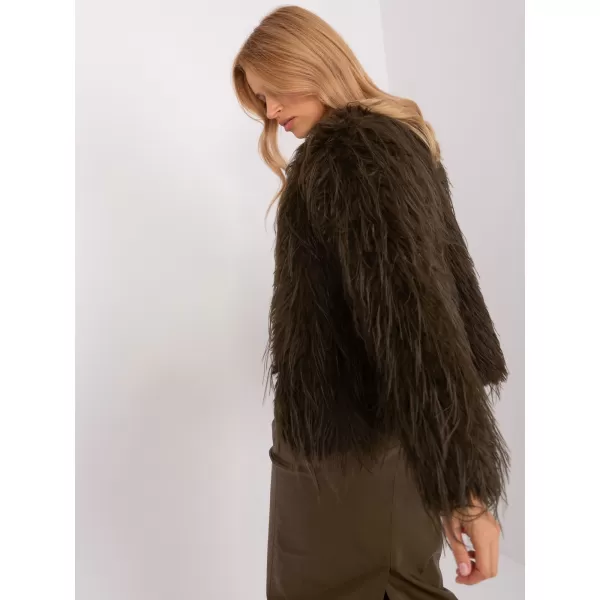  Dámská bunda WOOL FASHION ITALIA AT-KR-2359.96P KHAKI 