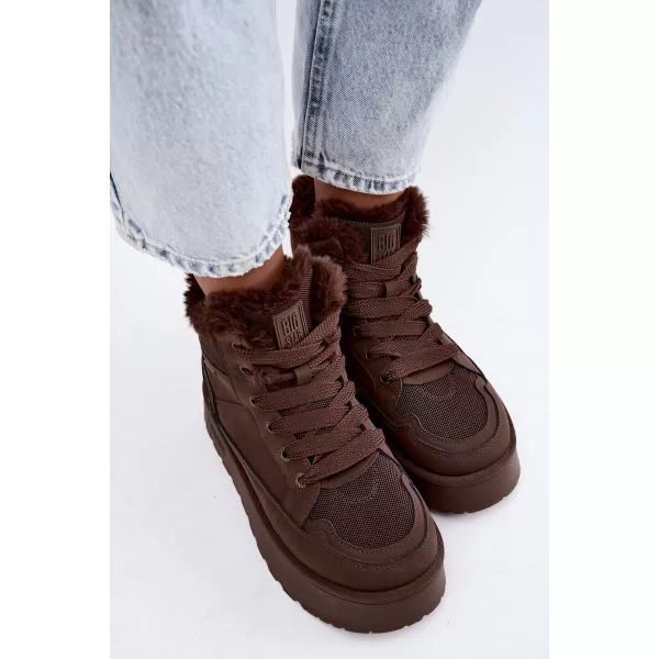  Dámské boty BIG STAR SHOES UU274168 BROWN/BEIGE SHADOWS 