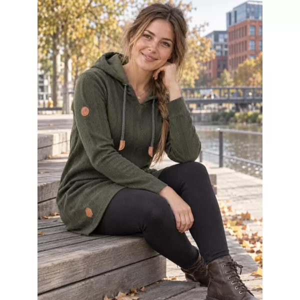  Dámská mikina ALTISPORT INA KHAKI 