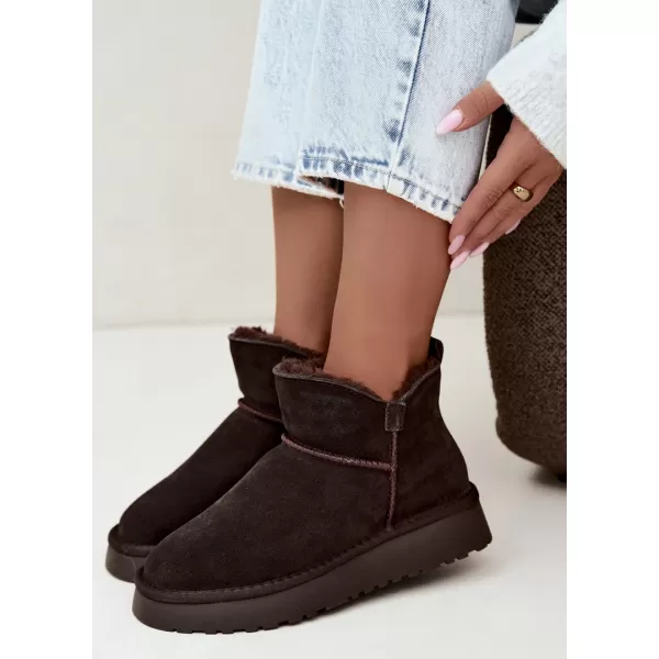  Dámské sněhule VINCEZA 97961 CHOCOLATE 