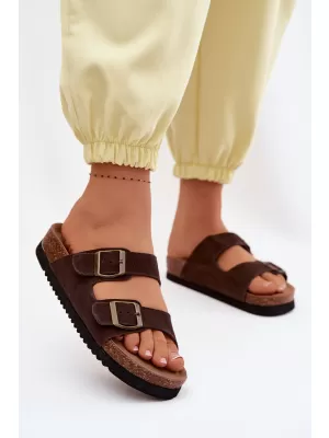 Dámské pantofle BOTO 2832 BROWN