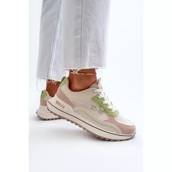  Dámské tenisky BIG STAR SHOES NN274A091 BEIGE 