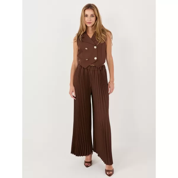  Dámský komplet ITALY MODA IT-KMPL-21223.18 DARK BROWN 