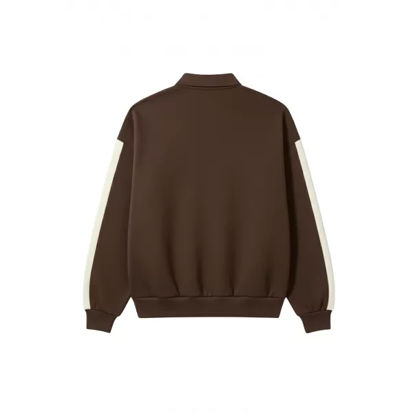  Pánská triko s límečkem URBAN CLASSICS TB8595-00075 BROWN 