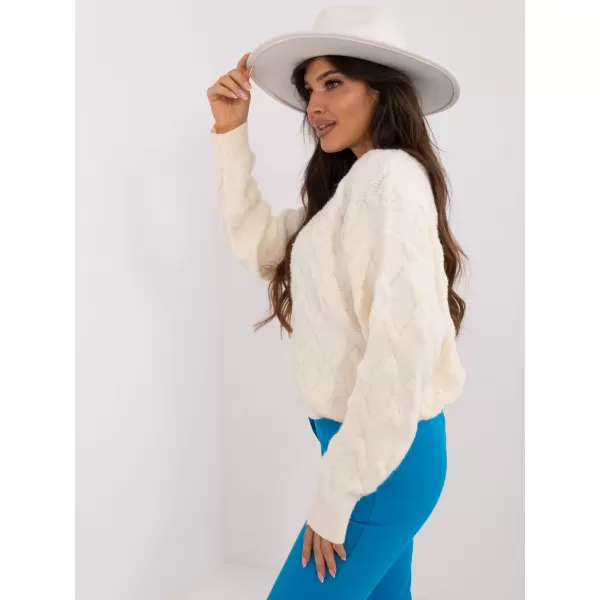  Dámský svetr WOOL FASHION ITALIA AT-SW-2361.61 ECRU 