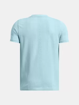 Chlapecké triko UNDER ARMOUR VANISH SEAMLESS SS 1388130-494 MODRÁ