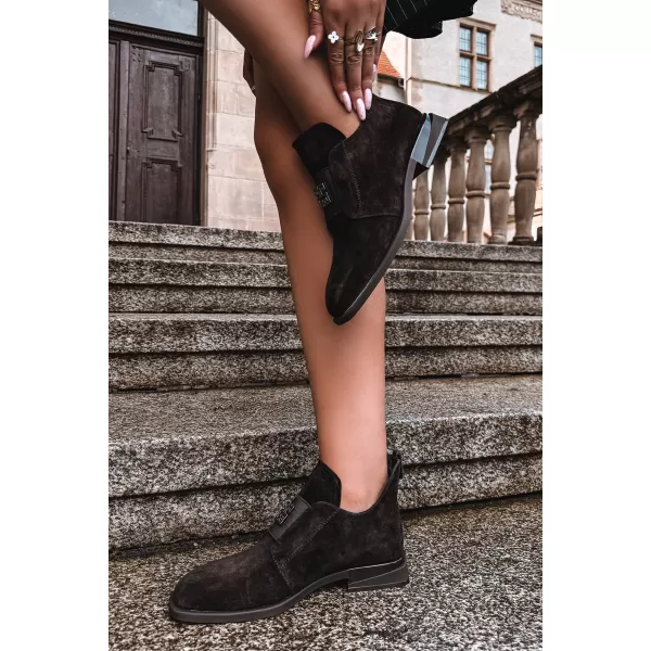  Dámské kotníkové boty VINCEZA 91185 BROWN 