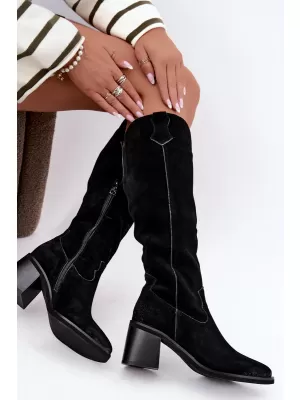 Dámské kovbojky VINCEZA 133103 BLACK