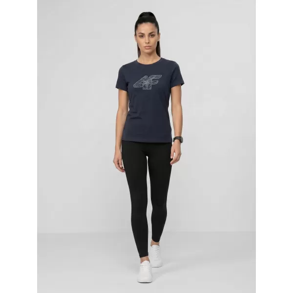  Dámské triko 4F 4FWMM00TTSHF3309 NAVY 