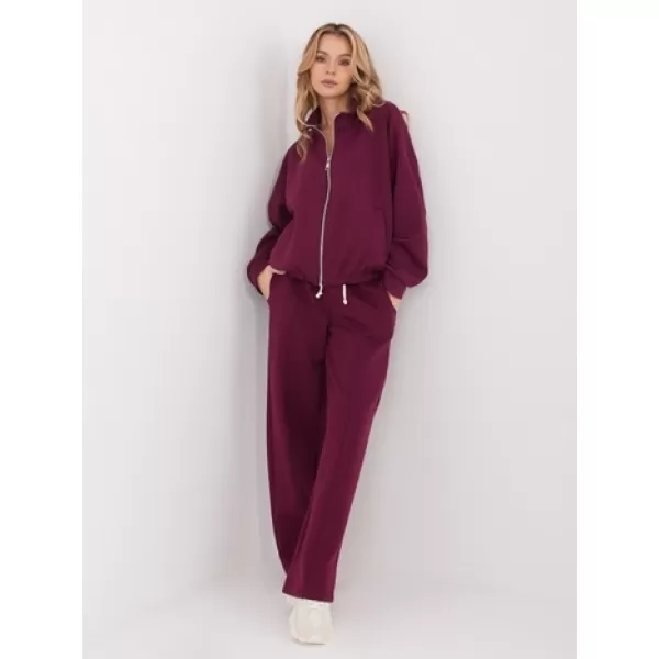  Dámské kalhoty FACTORY PRICE SM-SP-A1561.25 BURGUNDY 
