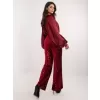 Dámské kalhoty ITALY MODA MI-SP-4323C.28 BURGUNDY