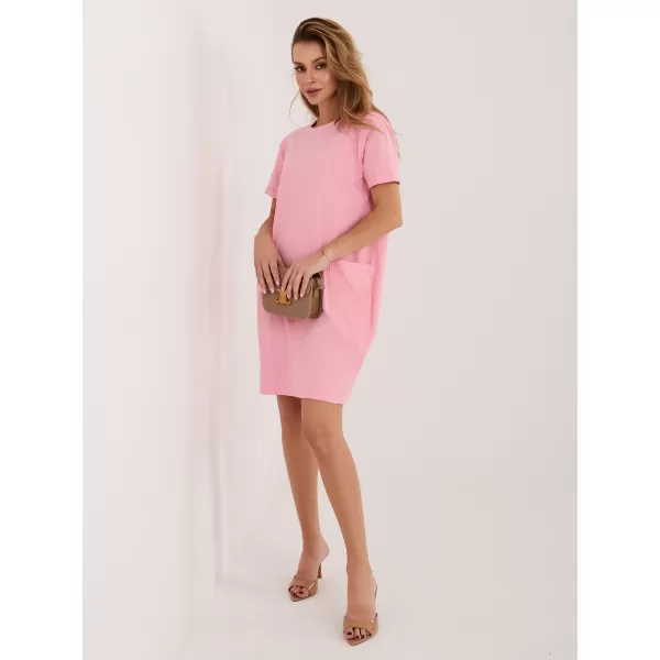  Dámské šaty RUE PARIS RV-SK-8724-1.91 BRIGHT PINK 
