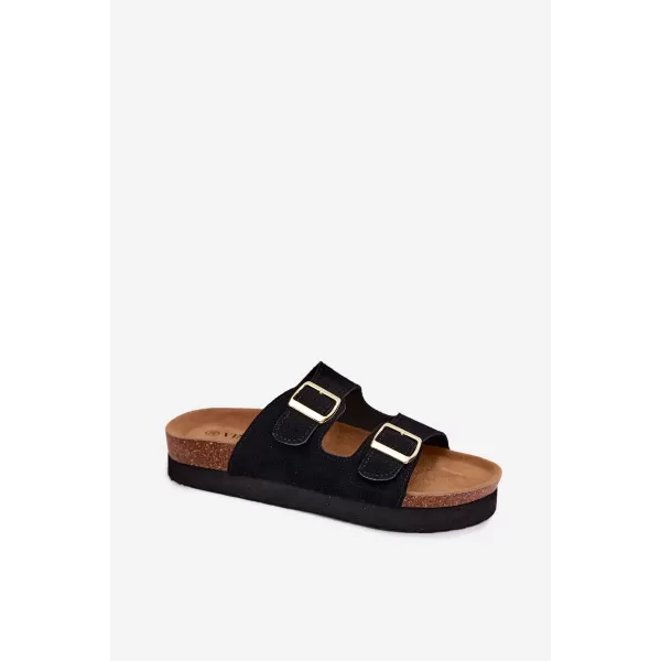  Dámské pantofle VINCEZA 102657 BLACK 