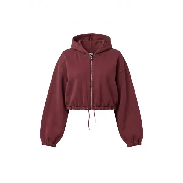  Dámská mikina URBAN CLASSICS TB8635-00606 BURGUNDY 