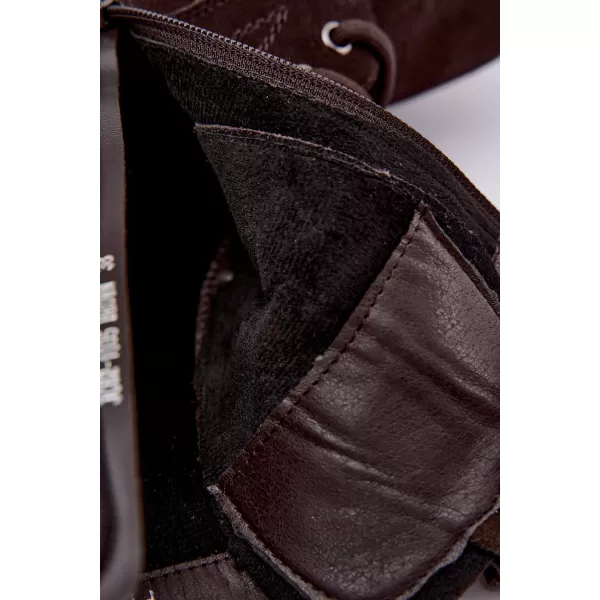  Dámské kotníkové boty D&A JC62-1035 BROWN 