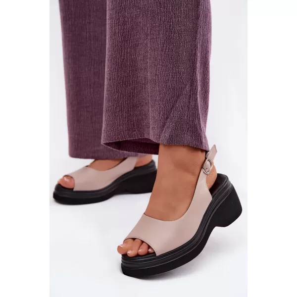  Dámské sandály VINCEZA 66936 BEIGE 