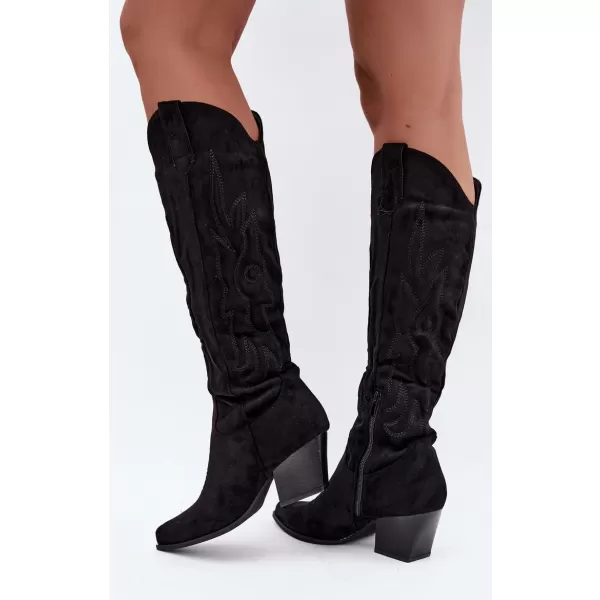  Dámské kozačky BOTO 9697A-1 BLACK 