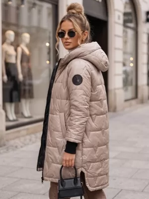 Dámská bunda DSTREET KARAMELOVÁ