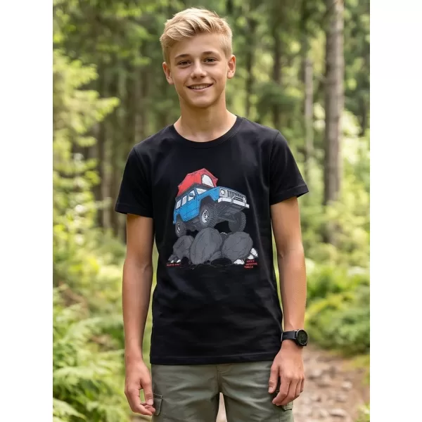  Dětské triko ALPINE PRO ECOMO 4 BLACK VARIANTA PC 