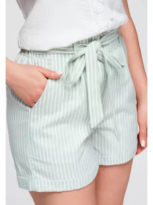 Dámské kraťasy OMBRE OW-ST-E0005 LIGHT GREEN