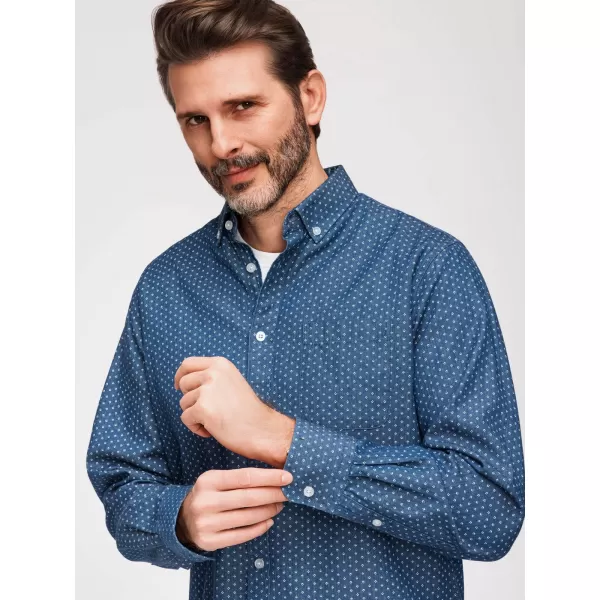  Pánská košile OMBRE K702 BLUE 