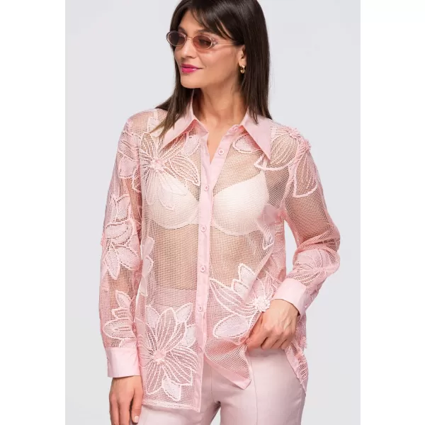  Dámská košile LARICA OW-SH-E0048 PINK 