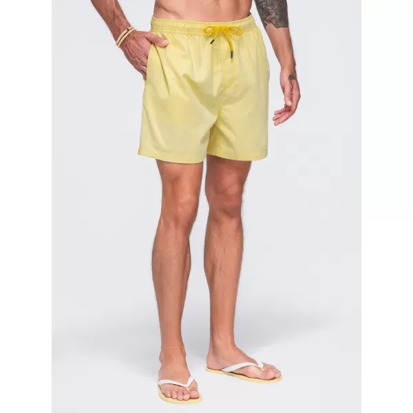  Pánské kraťasy OMBRE OM-SRSS-0216 YELLOW 